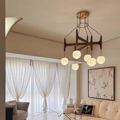 Astra Wood Chandelier