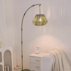 Bamboo Fishing Floor Lamp