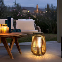 Bamboo Lantern Floor Lamp