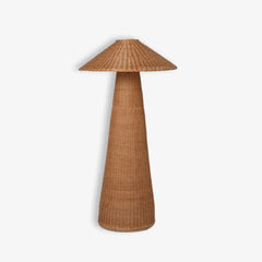 Bamboo Woven Floor Lamp