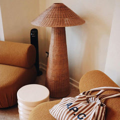 Bamboo Woven Floor Lamp