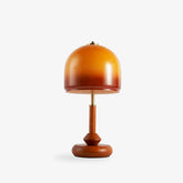 Bauhaus Orange Table Lamp