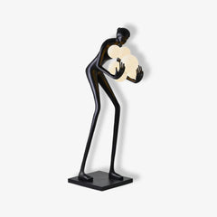 Artistic Ball Holding Floor Lamp