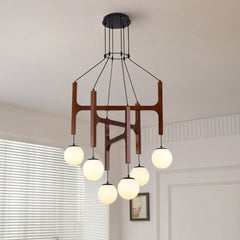 Astra Wood Chandelier