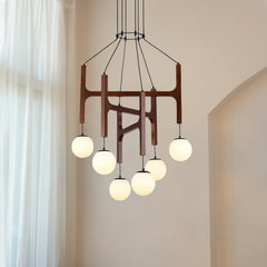 Astra Wood Chandelier
