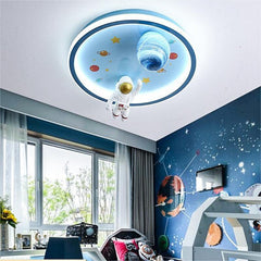 Astronaut Planet Ceiling Lamp