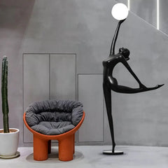 Ballet Dancer Sculpture Floor Lamp