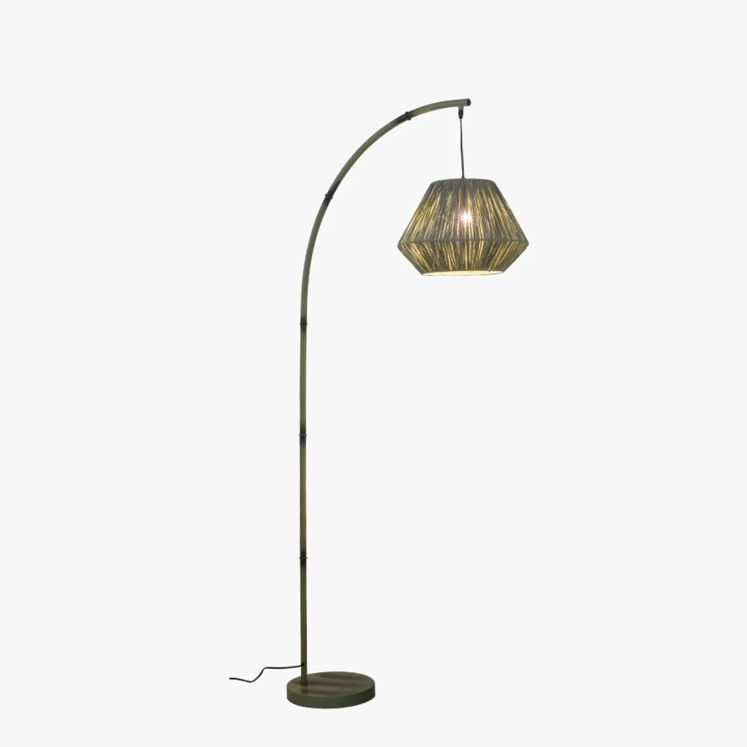 Bamboo Fishing Floor Lamp