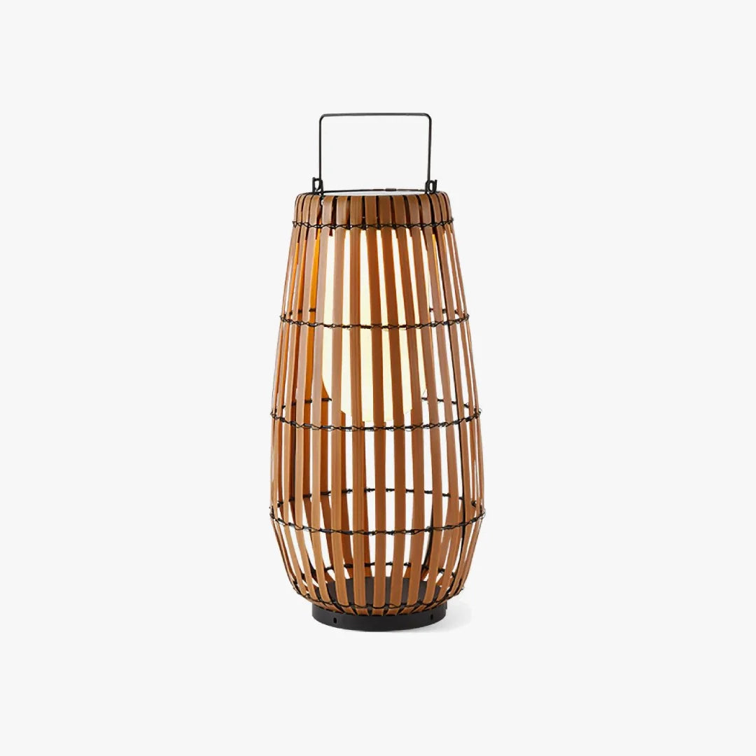Bamboo Lantern Floor Lamp