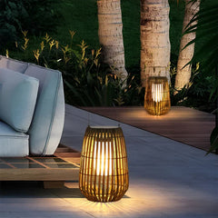 Bamboo Lantern Floor Lamp