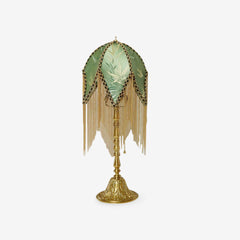 Bamboo Leaf Tassel Desk Lamp
