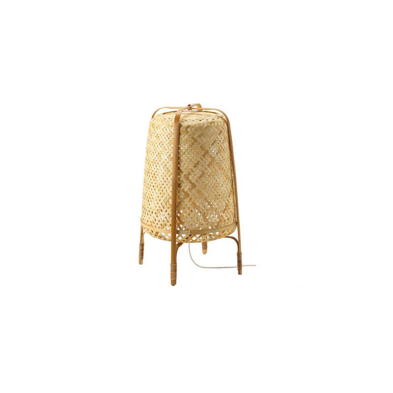 Bamboo Woven Art Table Lamp