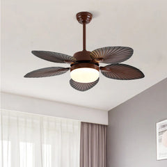 Banana Leaves Ceiling Fan Light