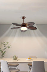 Banana Leaves Ceiling Fan Light