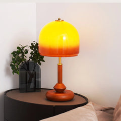Bauhaus Orange Table Lamp