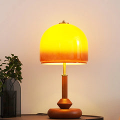 Bauhaus Orange Table Lamp