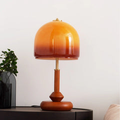 Bauhaus Orange Table Lamp